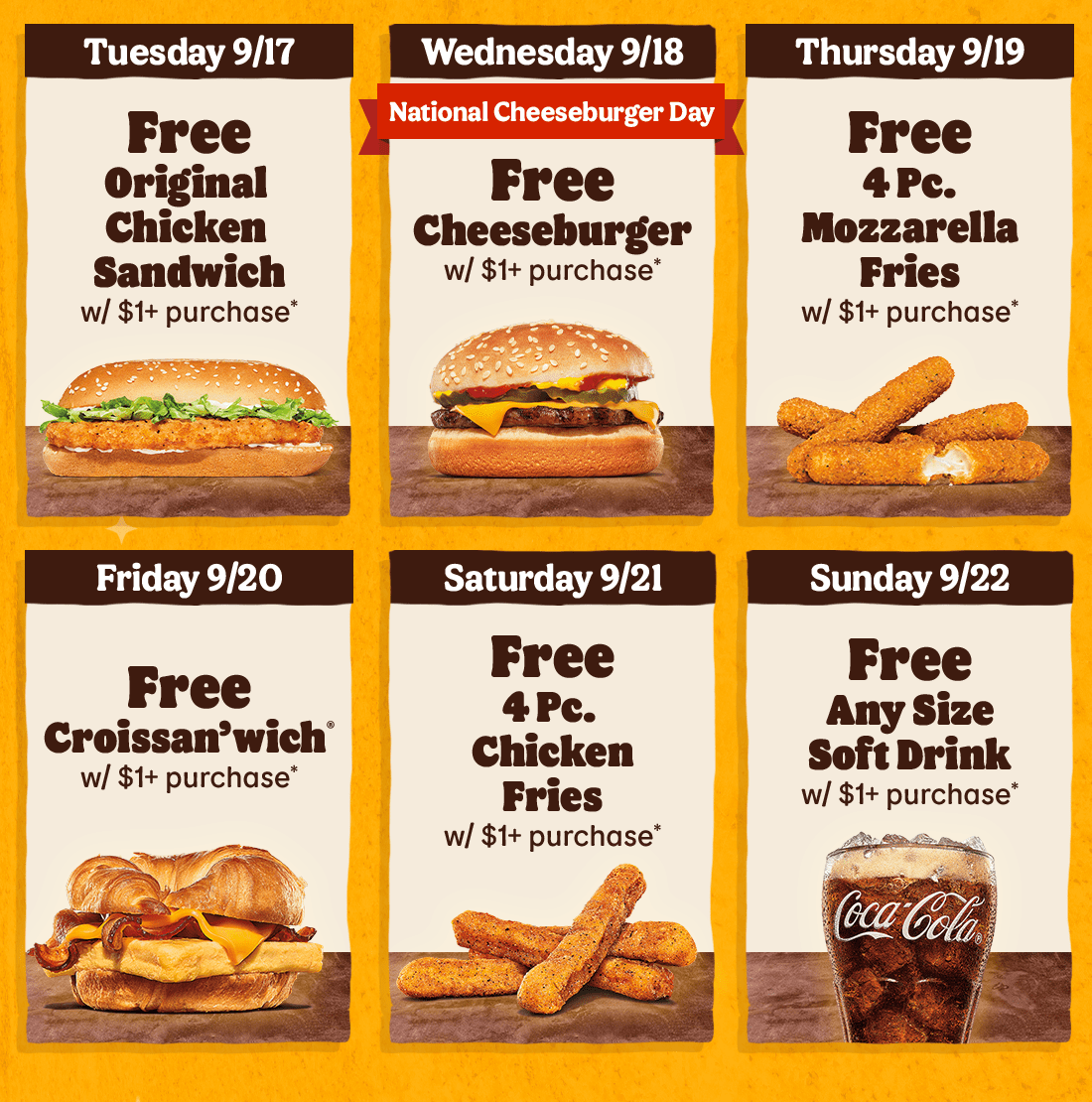 Burger King offers free food every day for one week Phoenix on the Cheap